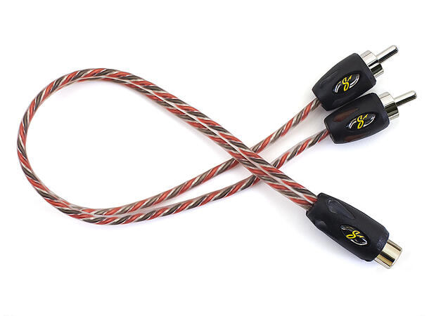 Stinger - SI42YM Signalsplitter/ Y-ledd 4000 Serien, 1 hunn / 2 hann RCA 